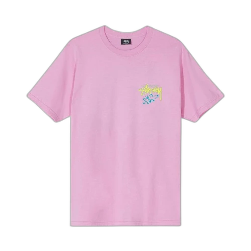 Stussy Super Bloom Tee 'Pink'