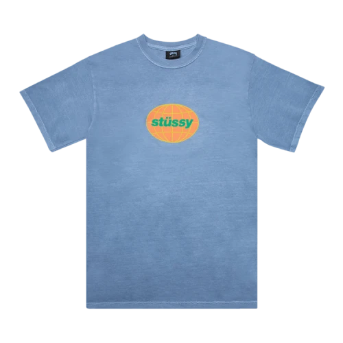 Stussy Global Pigment Dyed Tee Blue 'Blue'