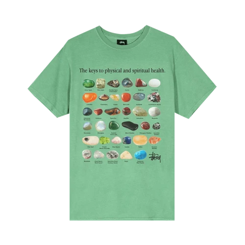 Stussy Stone Pigment Dyed Tee 'Moss'