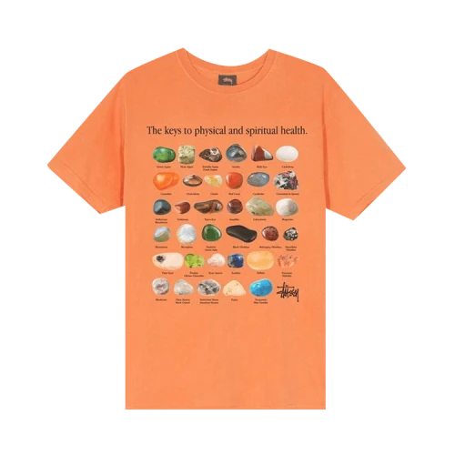 Stussy Stone Pigment Dyed Tee 'Neon Orange'