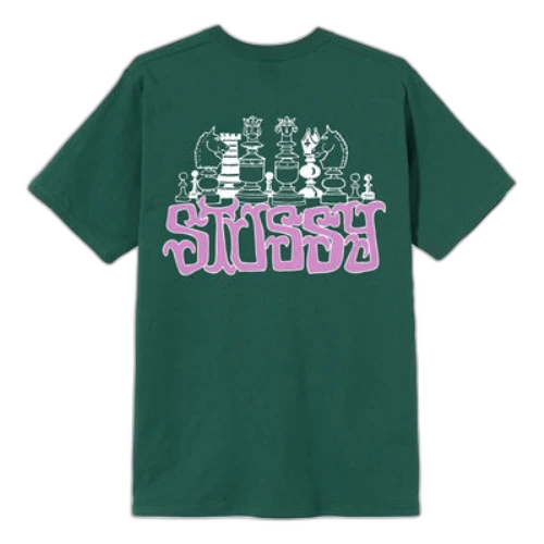 Stussy Pattern Printing Short Sleeve Green