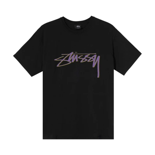 Stussy Smooth Stock Dyed Tee 'Black'
