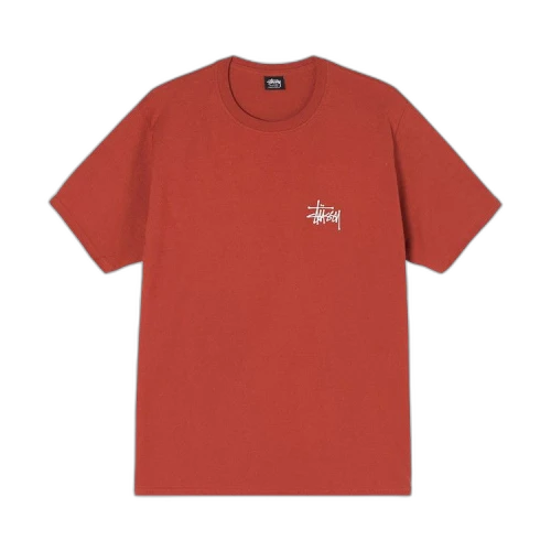 Stussy Basic Logo Tee 'Brick'
