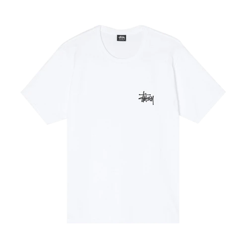Stussy Basic Logo Tee 'White'