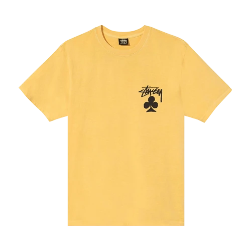Stussy Club Pigment Dyed Tee 'Yellow'