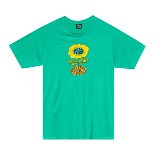 Stussy Sunflower Tee 'Green'