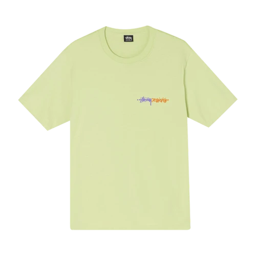 Stussy Positive Vibration Tee Shirt 'Yellow'