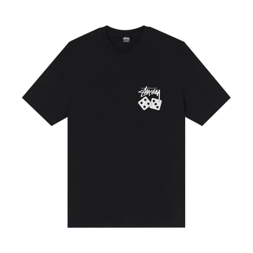Stussy Dice Pigment Dyed Tee 'Black'