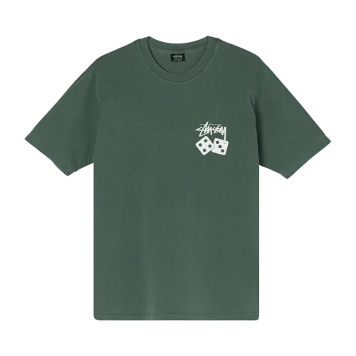 Stussy Dice Pigment Dyed Tee 'Pine'