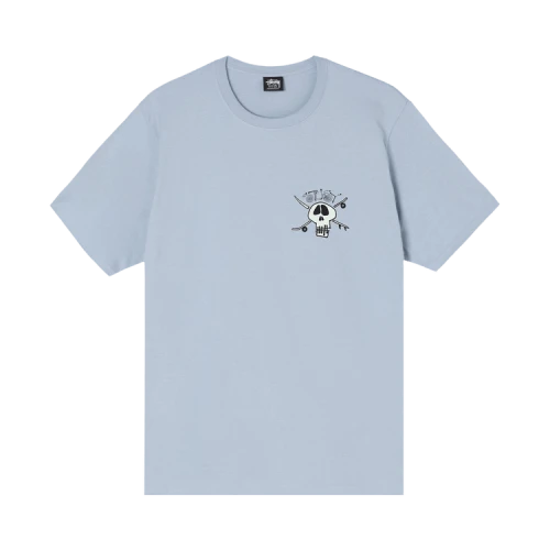 Stussy Surf Skate Skull Tee 'Steel'