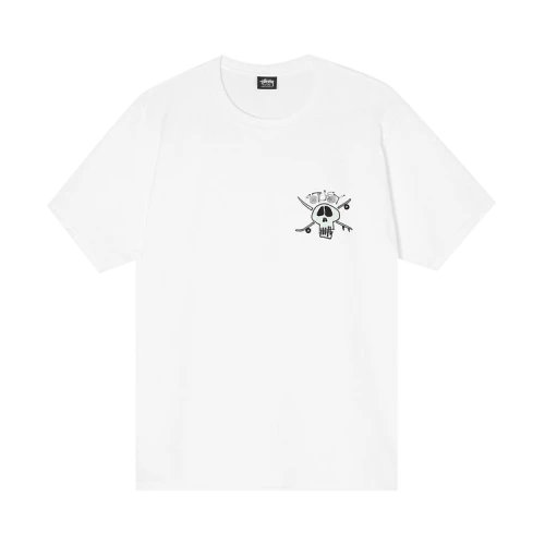 Stussy Surf Skate Skull Tee 'White'