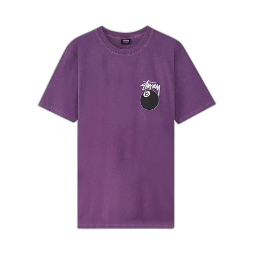 Stussy 8 Ball Pigment Dyed Tee 'Purple'