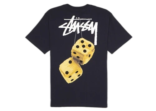 Stussy Fuzzy Dice Tee Navy