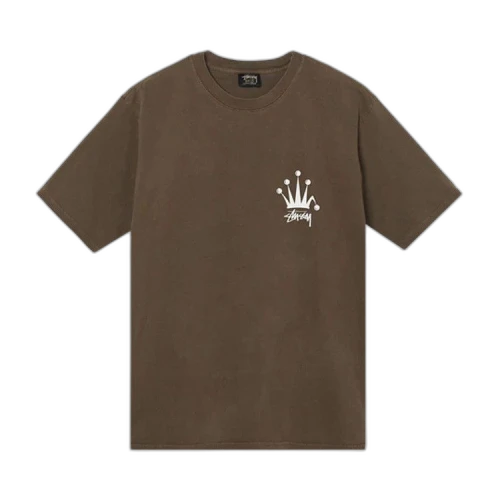 Stussy Regal Crown Pigment Dyed Tee 'Coffee'