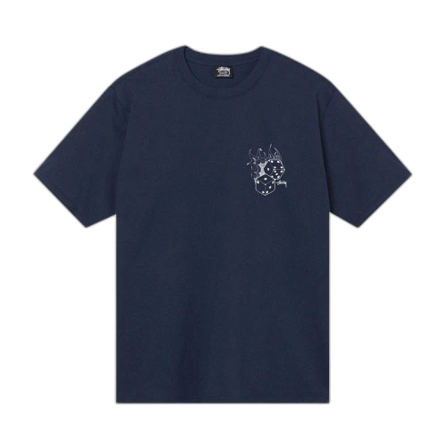 Stussy Fire Dice Tee Navy