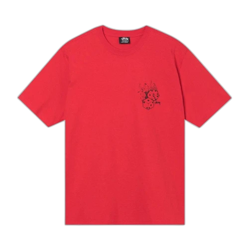 Stussy Fire Dice Tee Red