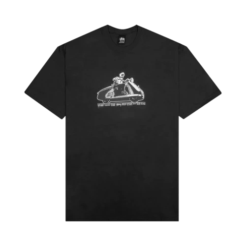 Stussy Skull Scooter Tee 'Black'