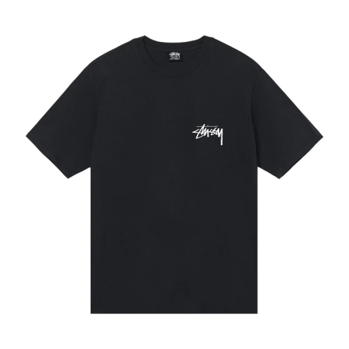 Stussy Big League Pigment Dyed Tee 'Black'