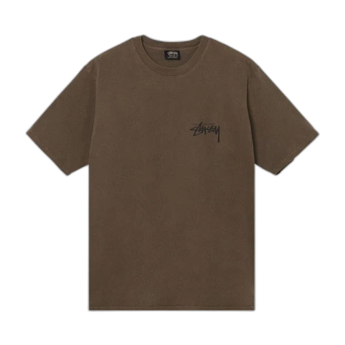 Stussy Big League Pigment Dyed Tee Coffee