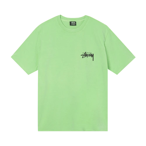 Stussy Big League Pigment Dyed Tee Green