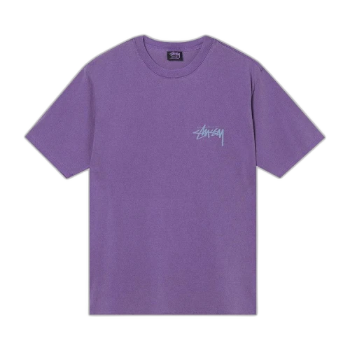 Stussy Big League Pigment Dyed Tee Purple