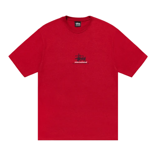 Stussy International Tee 'Dark Red'