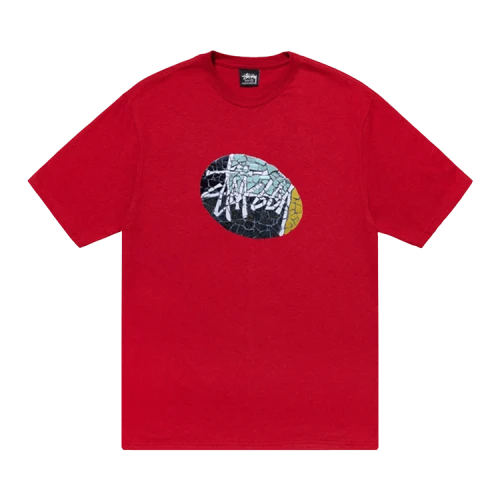 Stussy Mosaic Tee 'Dark Red'