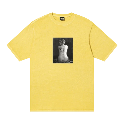 Stussy Le Violon Pigment Dyed Tee 'Butter'