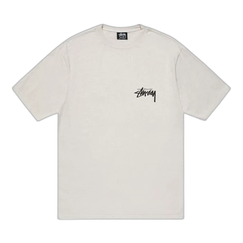 Stussy Skate Posse Pigment Dyed Tee 'White'