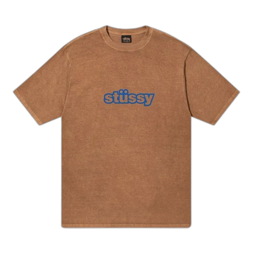 Stussy Thick Pigment Dyed Tee 'Almond'