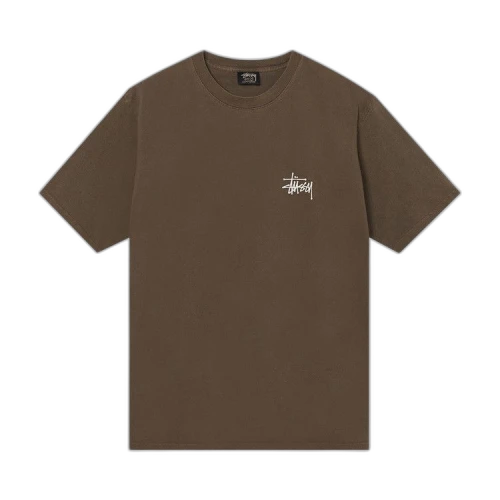Stussy Basic Pigment Dyed Tee Coffee