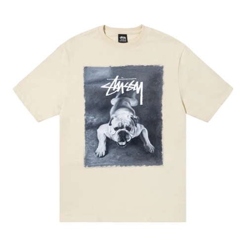 Stussy Bulldog Tee 'Putty'