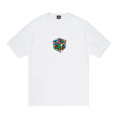 Stussy Cube Tee 'White'
