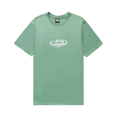 Stussy Wreath Tee 'Green'