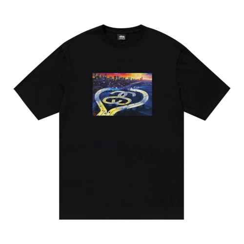 Stussy SS Highway Tee Black