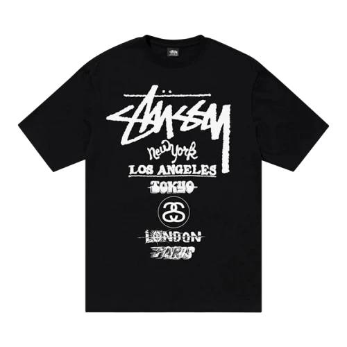 Stussy Tour Tee Black/White