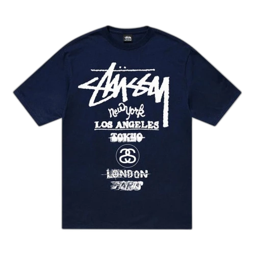 Stussy Tour Tee Navy