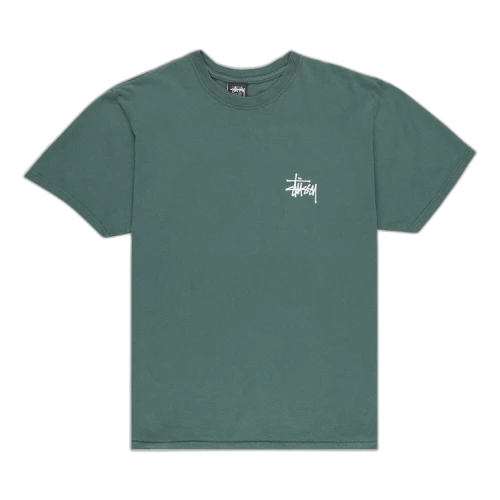 Stussy Basic Pigment Dyed T-Shirt 'Forest'