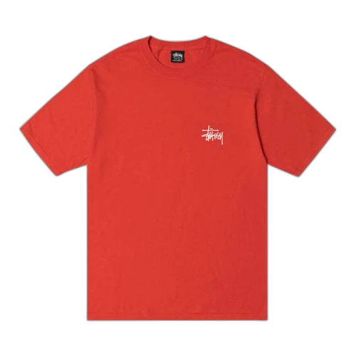 Stussy Basic Pigment Dyed Tee 'Tomato'