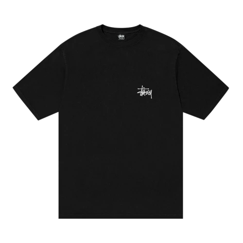 Stussy Basic Pigment Dyed Tee 'Black'