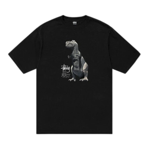 Stussy Big & Meaty Pigment Dyed Tee 'Black'
