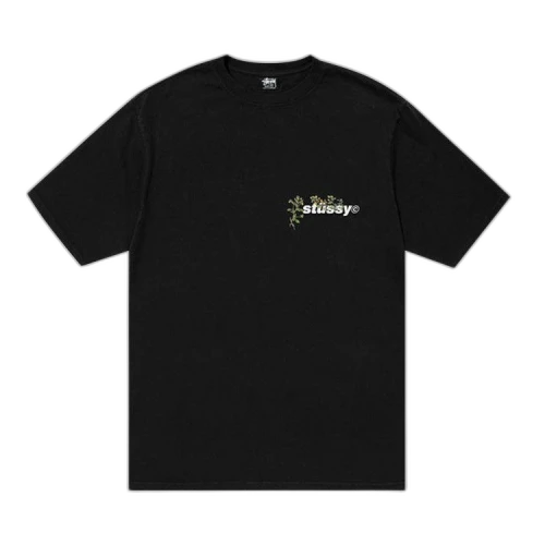Stussy Bokay Pigment Dyed Tee 'Black'