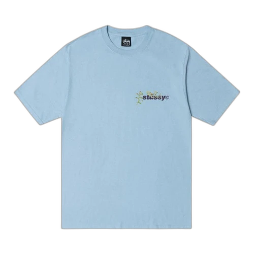 Stussy Bokay Pigment Dyed Tee 'Sky Blue'