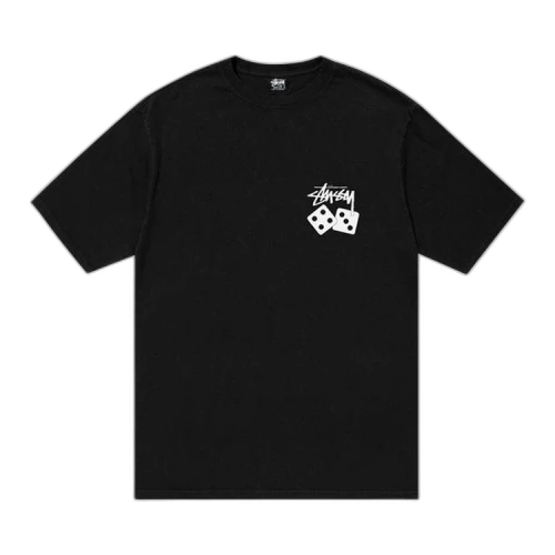 Stussy Dice Pigment Dyed Tee 'Black'