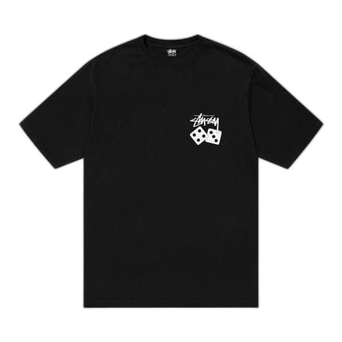 Stussy Dice Pigment Dyed Tee 'Black'