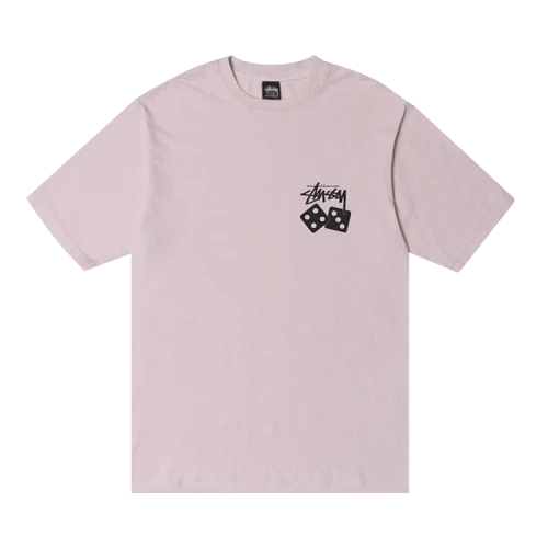 Stussy Dice Pigment Dyed Tee 'Blush'
