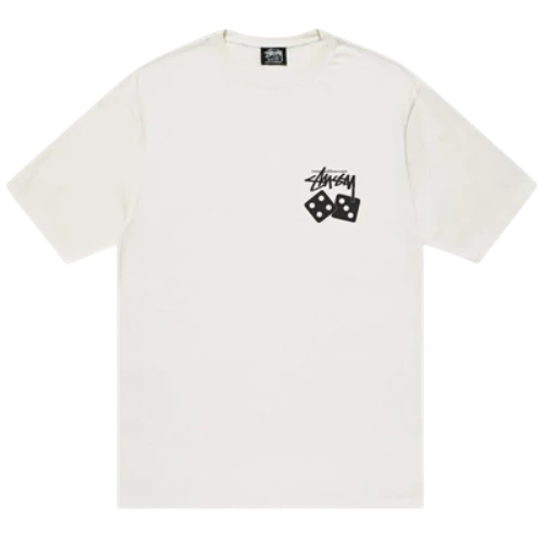 Stussy Dice Pigment Dyed Tee 'Natural'