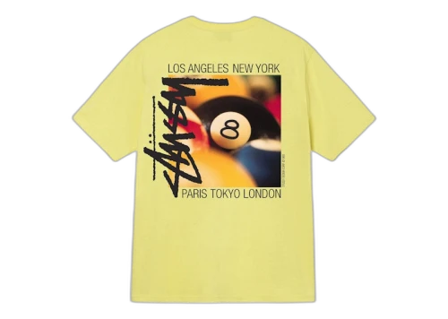 Stussy Billiards Tee Yellow