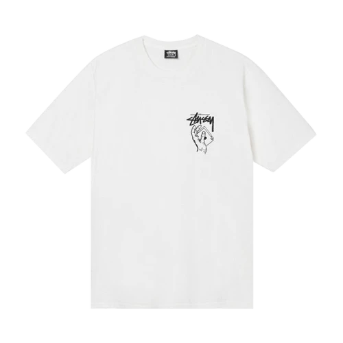 Stussy Shuffle Pigment Dyed Tee 'White'