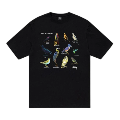 Stussy California Birds Tee Black